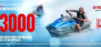 GEAR UP with up to $3000 of in-Store credit on selected WaveRunners